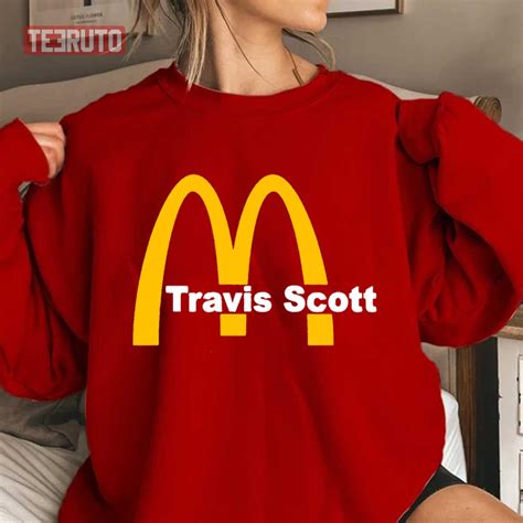 Travis Scott x McDonalds Collab Merch Unisex Sweatshirt - Teeruto