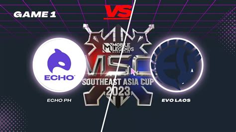 ECHO Vs EVO MSC 2023 GROUP STAGE GAME 1 YouTube