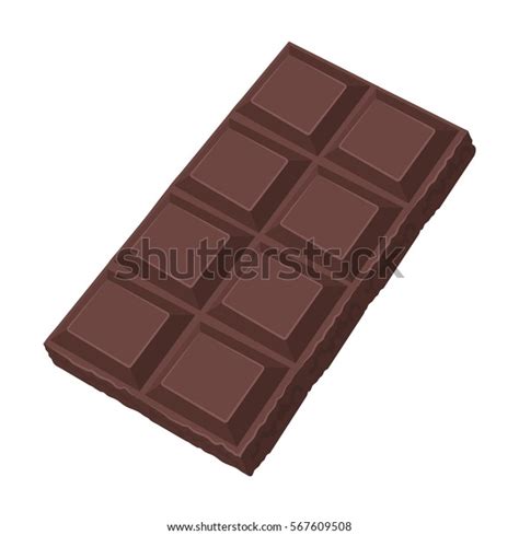 Icône de chocolat en dessin animé image vectorielle de stock libre