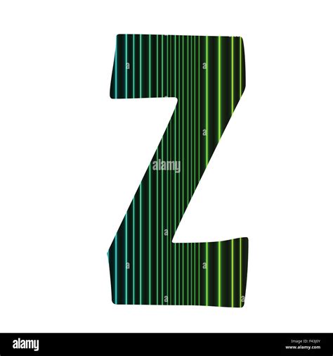 Neon Letter Z Stock Photo Alamy