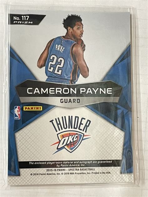 Panini Spectra Rookie Jerseys Autograph Prizms Cameron