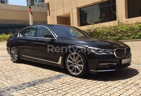 Rent A BMW 730 Li Black 2019 ID 01405 In Dubai Renty Ae