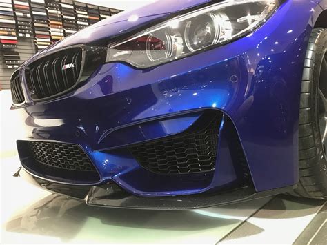 F80 M3 F82 F83 M4 Cs Style Carbon Front Splitter