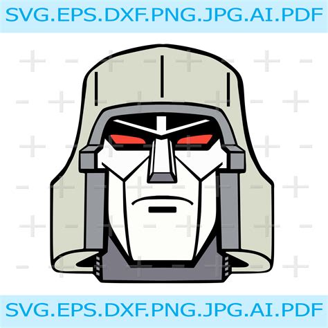 Megatron Svg Megatron Vector Megatron Face Megatron Etsy Canada