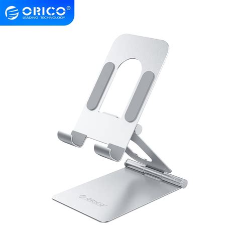 Orico Lst S1 Mobile Phone Holder Adjustable Foldable Metal Desktop Stand