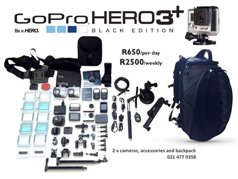 GoPro Hero 3 Black Full Kit Rental The GoPro Hero3 Is Smaller