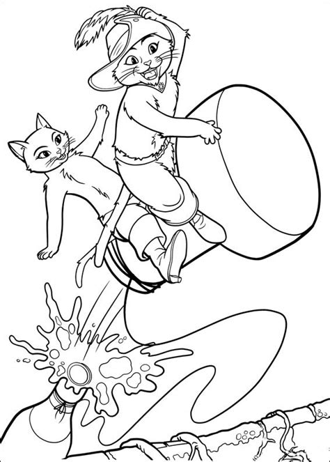 Puss In Boots Coloring Pages To Download And Print For Free