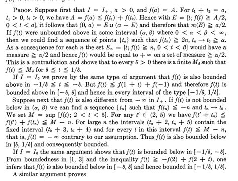 real analysis  subadditive functions  finite bounded