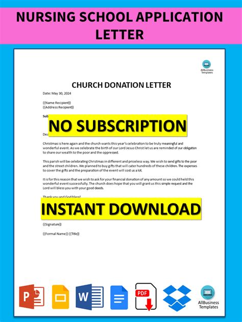 Church Donations Request Letters Sample Templates Images And Photos