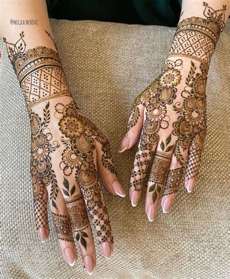 Most Beautiful Stylish Khafif Back Hand Mehndi Designs Collections