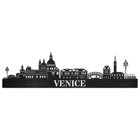 Venice Italy Skyline Sign Italian Landmark Travel Wall Art Venetian