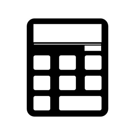 Modèles de conception vectorielle d icônes de calculateurs Vecteur