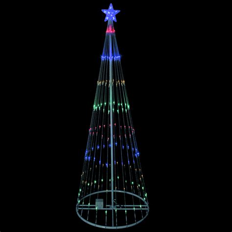 9 Multi Color Led Lighted Show Cone Christmas Tree Outdoor Decoration Christmas Central