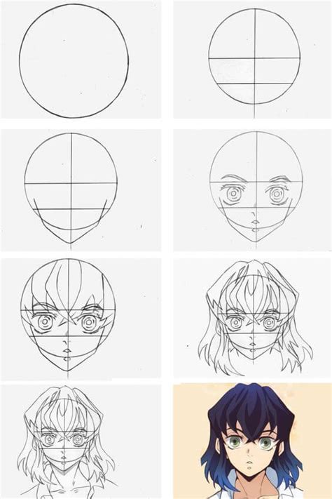 How To Draw Hashibira Inosuke 2 Step By Step Drawing Photos