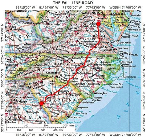 Fall Line Road Migration Route