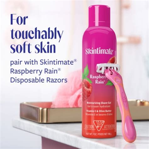 Skintimate Signature Scents Shave Gel For Women Moisturizing Raspberry