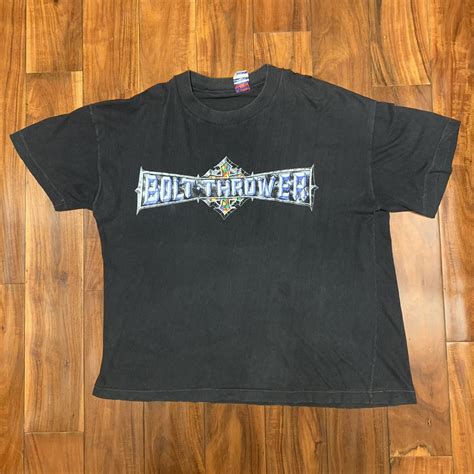 Bolt Thrower 1991 Logo Warmaster Shirt Size XL L Depop