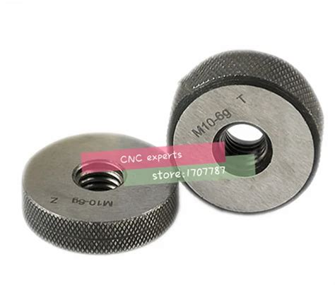 High Precision Thread Ring Gauge GO NO GO Gage Metric Gauge 6g