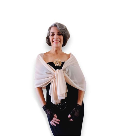 Echarpe Festa Nude P Ssego Clarinha Madrinha Valor A Vista Elo