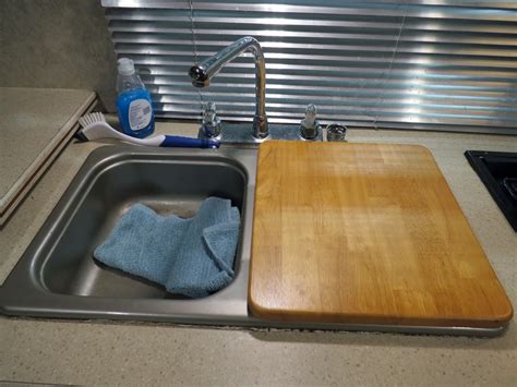 Camco Oak Accents Rv Sink Cover 15 Long X 13 Wide Camco Rv Kitchen Cam43431