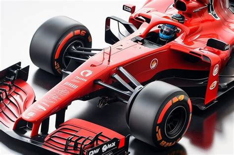 Premium Photo | Formula 1 race red detailed car