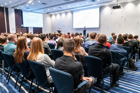 Image Of A Conference That Takes Place In A Large Conference Room