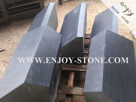 Hainan Black Kerbstone Black Basalt Bluestone Basalt With Catpaws