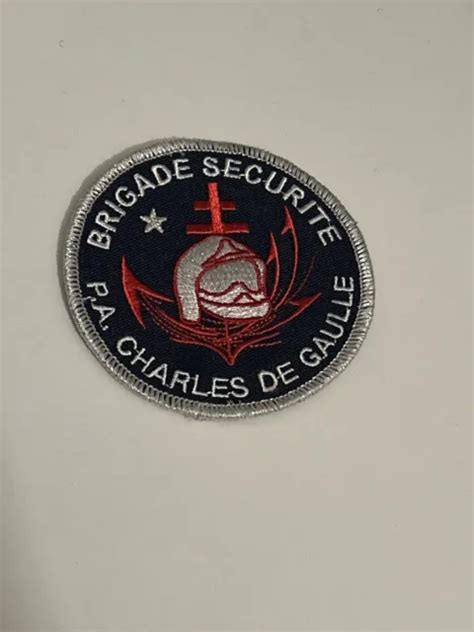 Patch Cusson Marine Nationale Porte Avions Charles De Gaulle Brigade