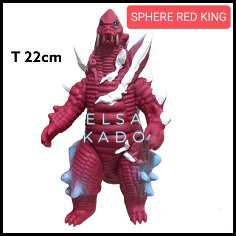 Jual Mainan Monster Ultraman Decker Sphere Red King Action Figure Kaiju