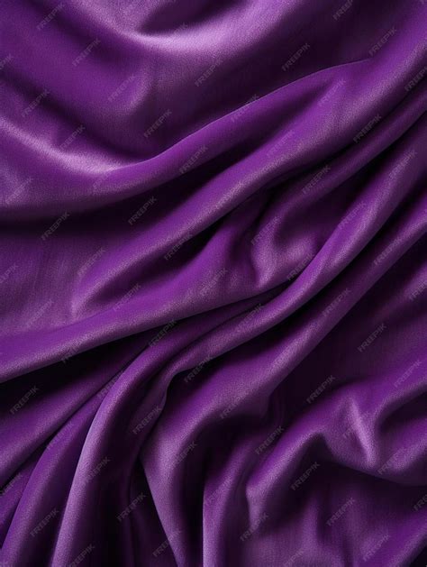 Premium AI Image | A purple silk fabric with a purple background.