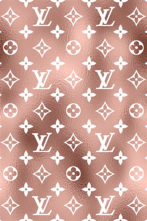 Gold Louis Vuitton Logo Wallpaper