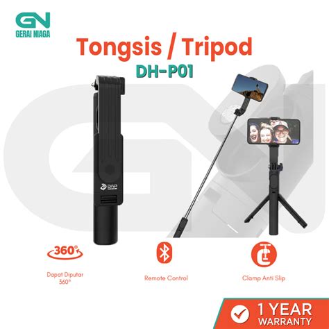 Jual Tongsis Merk Dap Selfie Stick Tongsis Bluetooth Tripod 3 In 1