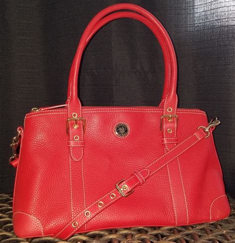 Dooney And Bourke Bags Dooney And Bourke Red Leather Purse Poshmark