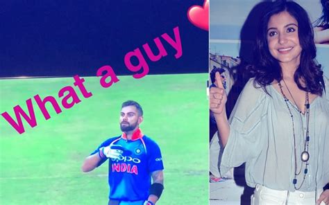 What A Guy Says A Proud Anushka For Hubby Virat As He Scores A