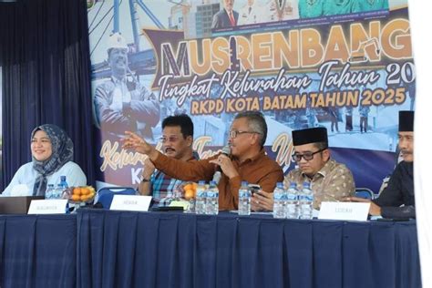 Hmr Tunjuk Jefridin Memandu Musrenbang Kelurahan Agar Aspirasi