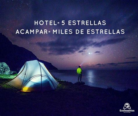 Acampar Miles De Estrellas Acampar Cuidar El Planeta Fotografia