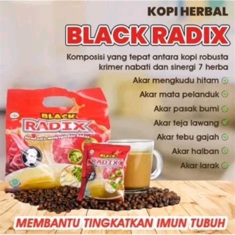 Jual KOPI RADIX BLACK RADIX Pak Haji Original Shopee Indonesia