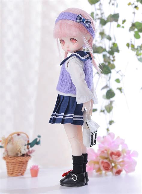 Bjd Doll With Clothes Full Set Bjd Doll 1 6 Handmade Resin Etsy