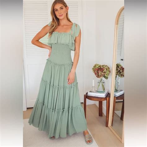 Lulus Sage Green Maxi Dress In Maxi Dress Green Sage Green Maxi