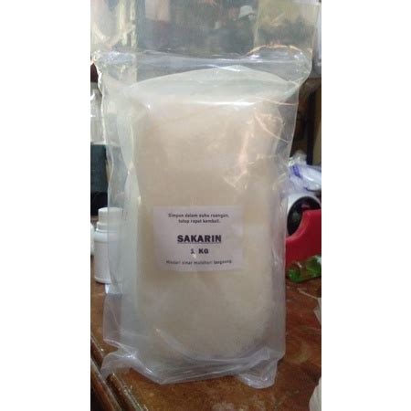 Jual Sakarin Na 1 Kg Kristal Sakarin Sodium 1Kg Pemanis Food Grade