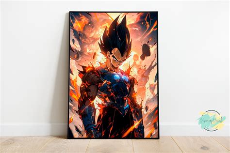 Dbz Poster Pack Set Of 5 Goku Vegeta Broly Anime Poster Db Super