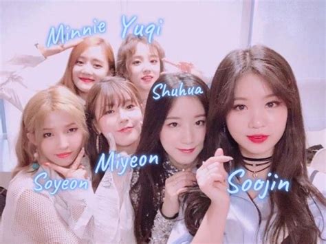 (G)Idle names | G-idle, G i dle wallpaper, Kpop girls