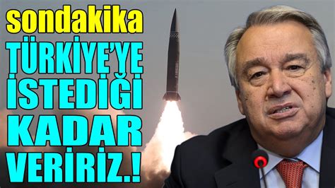 Sondakika T Rk Yeye Sted Kadar Ver R Z Muhte Em Destek Youtube