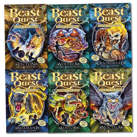 Beast Quest Series 10 Master Of The Beasts 6 Books Collection Set