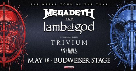 Megadeth Lamb Of God Announce Rescheduled Toronto Date News