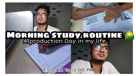 Morning Study Routine 🌄 A Productive💯 Day In My Life 📖 Study Vlog