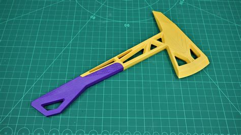 3d Printed Valorant Prime Axe Etsy