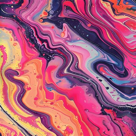 Premium Photo Liquid Marbling Paint Texture Background Fluid Painting