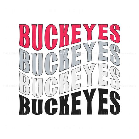 Ohio State Buckeyes Football SVG