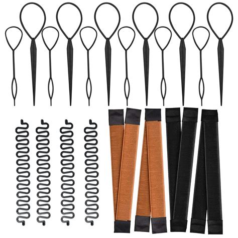 Amazon Pieces Hair Braiding Tool Set Pair Topsy Tail Hair